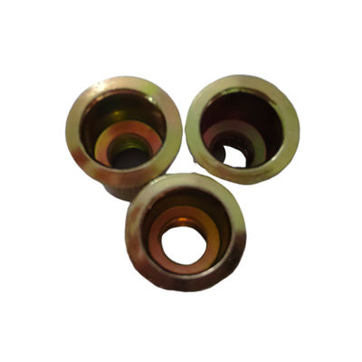 Industria generale Economica Giallo zinco rivestito di acciaio al carbonio Noce di rivettatura aperta per fogli sottili