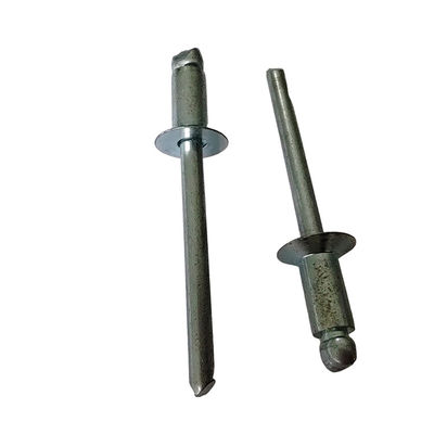 6.4mm Open End Countersunk Head Blind Rivets in bianco per una facile installazione dal ferro
