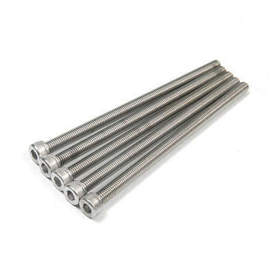 Acciaio inossidabile 304 316 Pan Head Hex Socket Caphead Machine Screw Full Thread Half Thread