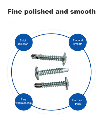 Zinc Finish in acciaio inossidabile vite con testa dovetail auto-perforazione stile e buona