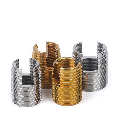 304L Slotted Thread Sleeve Screw Self Tapping Threaded Insert