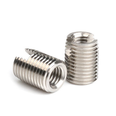 304L Slotted Thread Sleeve Screw Self Tapping Threaded Insert