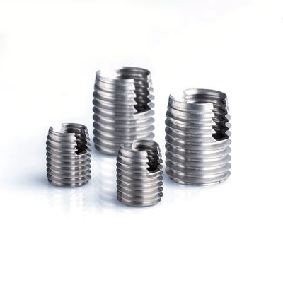 304L Slotted Thread Sleeve Screw Self Tapping Threaded Insert