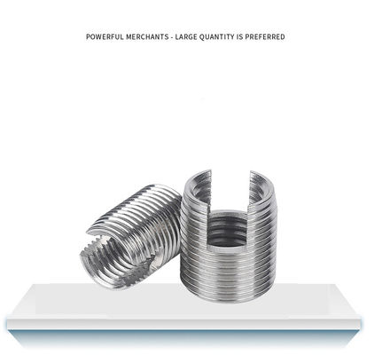 304L Slotted Thread Sleeve Screw Self Tapping Threaded Insert