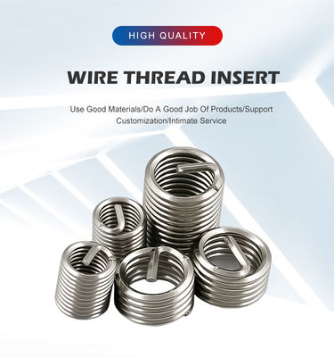 Fonte Riparazione fili di acciaio inossidabile inserti di filo a bobina elicoidale con certificato RoHS