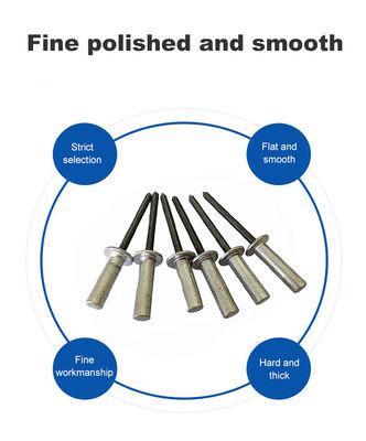 Rivetta chiusa a testa rotonda in alluminio-ferro per applicazioni pesanti
