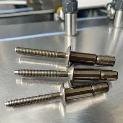 DIN standard tipo di chiusura Rivette cieche per OEM ODM Testa rotonda Semi-tubulare Rivette acciaio