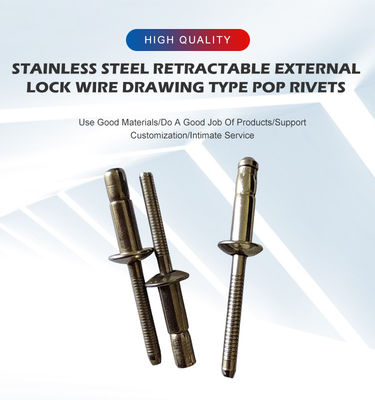 Rivette a chiusura a chiusura a chiusura a chiusura con alta resistenza e standard DIN