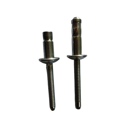 Fornitura di alluminio in acciaio inossidabile strutturale testa di cupola di cicuta testa piatta pop rivetto buono