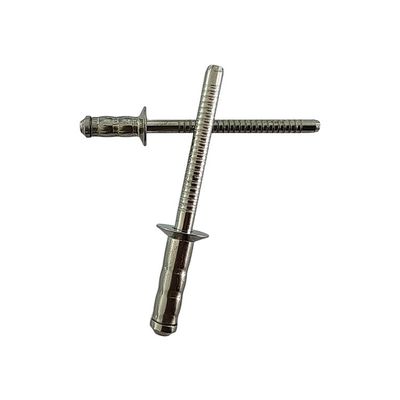 Testa piatta Testa rotonda Testa a doppio tamburo Rivette cieche Acciaio inossidabile 304 Finitura piana Diametro metrico 3,2 mm/4 mm/4,8 mm
