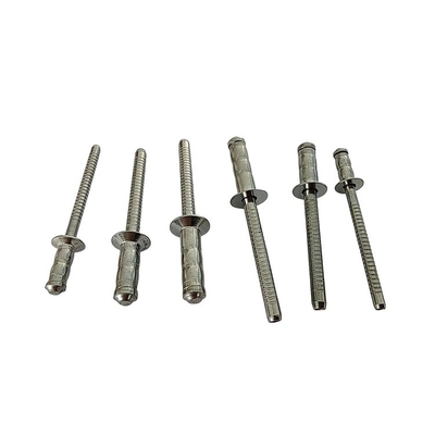Rivetto cieco a testa a cupola multigrip in acciaio inossidabile per applicazioni specifiche dell'industria