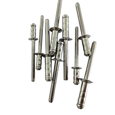 Rivetti a tamburo singolo in acciaio inossidabile di 2,4 mm, 3,2 mm, 4 mm, 4,8 mm, 6 mm di diametro aperto su misura