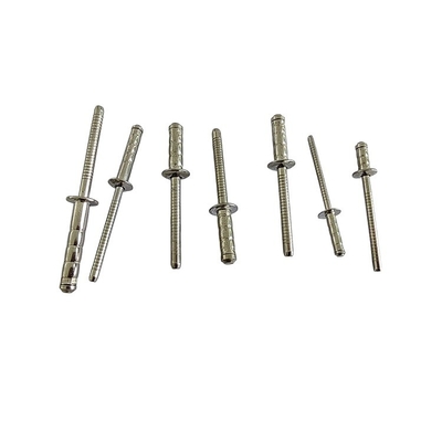 Testa a cupola in acciaio inossidabile Unigrip doppio tamburo Rivets 3.2mm 4.0mm 4.8mm 6.4mm Controllo