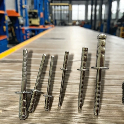 Testa a cupola in acciaio inossidabile Unigrip doppio tamburo Rivets 3.2mm 4.0mm 4.8mm 6.4mm Controllo