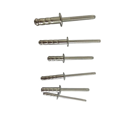 18-8 Acciaio inossidabile 304 Multigrip Rivets ciechi Testa rotonda 3,2 mm 4,0 mm 4,8 mm 6,4 mm
