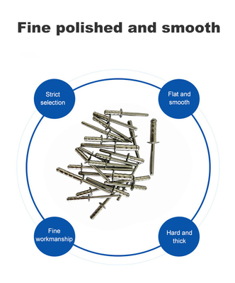18-8 Acciaio inossidabile 304 Multigrip Rivets ciechi Testa rotonda 3,2 mm 4,0 mm 4,8 mm 6,4 mm