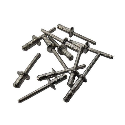 4.8mm Open End Dome Head Multigrip Blind Pop Rivets Advantage Servizio su misura