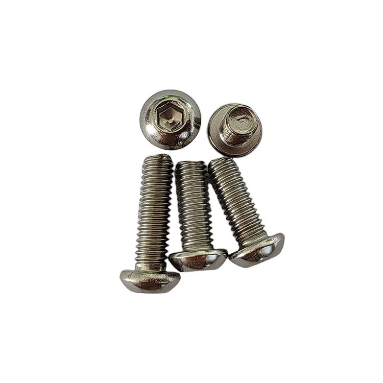 2024 acciaio inossidabile presa esagonale Allen bottone testa bullone Ss304 ISO7380 bullone 100% QC testato