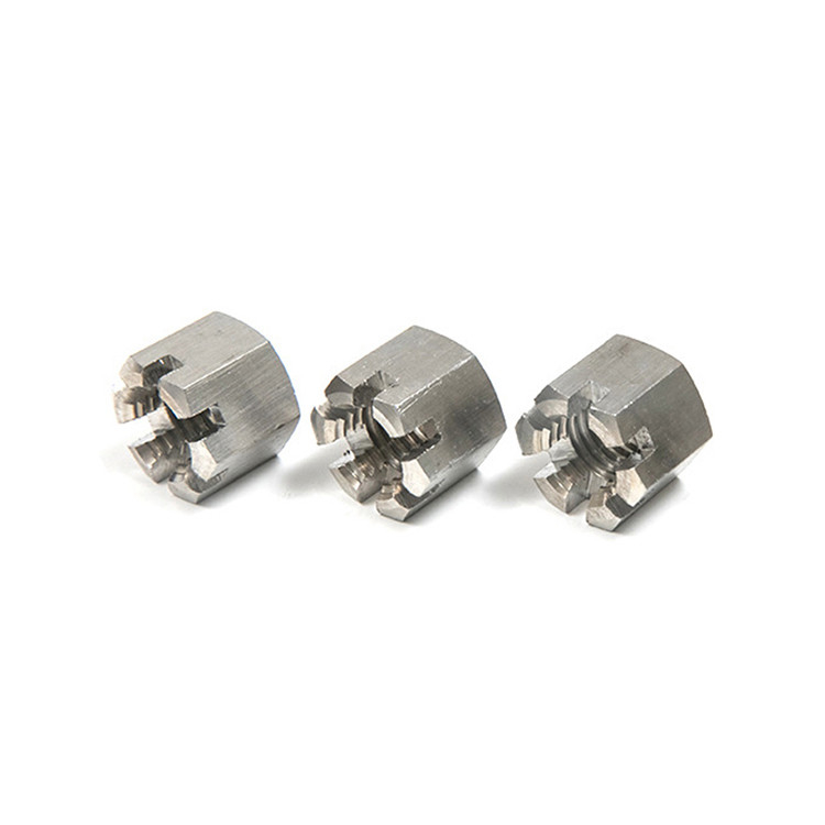 DIN Standard A2-70 Nocciolo esagonale a fessura M14 M16 M20 Nocciolini esagonali di chiusura Altre finiture