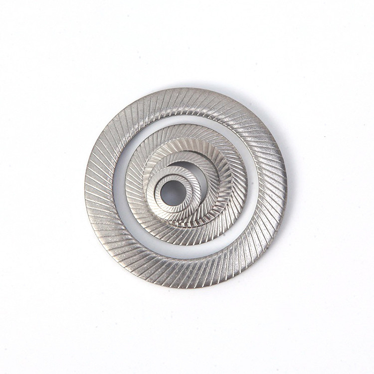 Controllo M2 M3 M5 M6 M8 Acciaio inossidabile Anti Loosening Lock Washers con stampa a doppia faccia