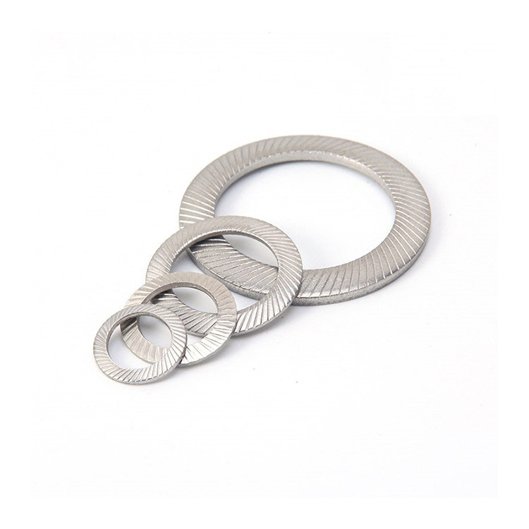 Acciaio inossidabile DIN9250 304 Dente serrato Disco a molla a molla con controllo