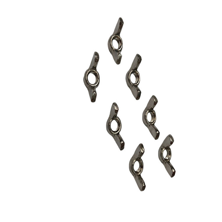 100% di acciaio inossidabile ispezionato Nocciola di farfalla Nocciola d'ala Regolare viti d'ala Din315 Ss304