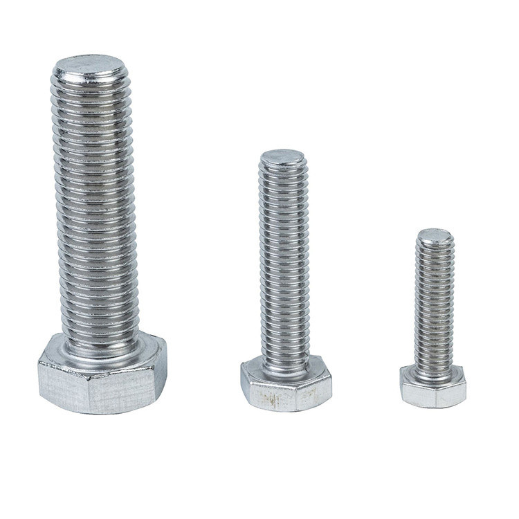 Finitura semplice DIN933 Noccioline e bulloni in acciaio inossidabile per la ristrutturazione delle macchine