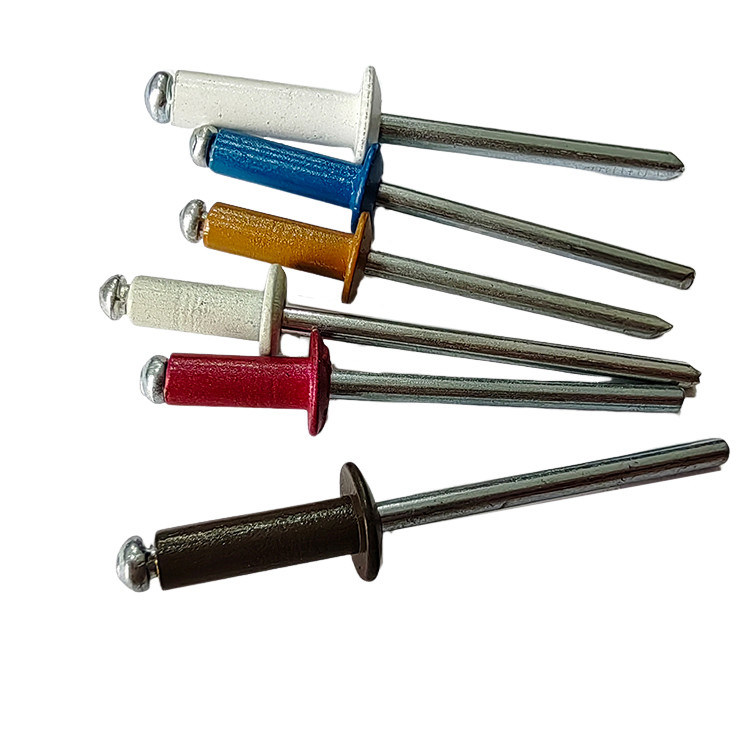 Rivetto cieco in alluminio rivetti a testa rotonda multicolore resistenti alla corrosione per la costruzione