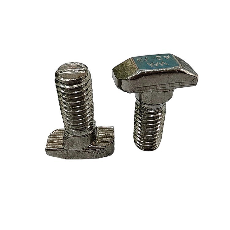 Vattone a forma di T in acciaio inossidabile per profili in alluminio della serie 45 M8*20-10 Standard personalizzato