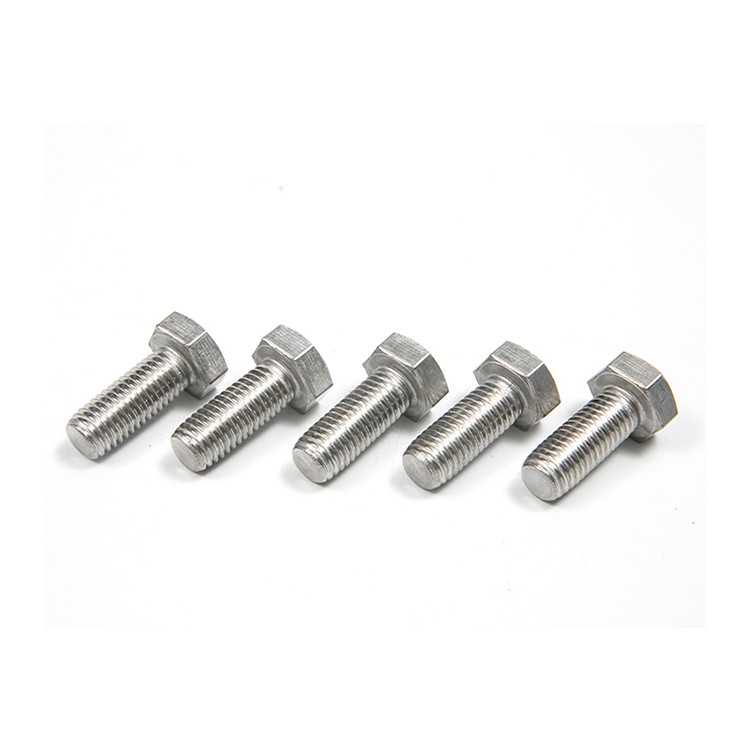DIN933 931 Acciaio inossidabile 304 316 Testa esagonale a filo intero bullone esagonale standard DIN