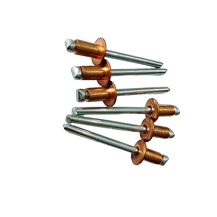 Edilizia e arredamento rivetti pop a fine aperto di ottone facile con buone prestazioni di tenuta