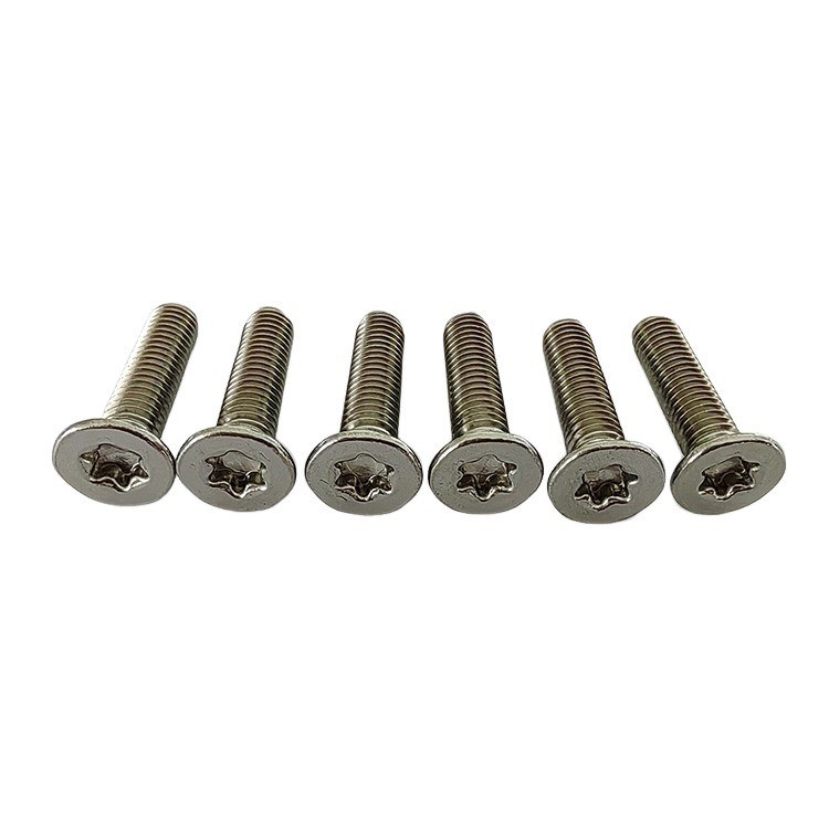 Acciaio inossidabile rotondo a testa piatta Torsa a vite macchina a vite auto-scintillante a filo pieno M3 M10