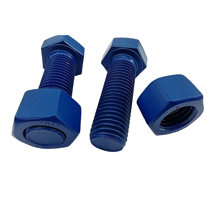 Unc Metric Threaded Rod Stud Bolt con alta resistenza in acciaio inossidabile in acciaio carbonio PTFE
