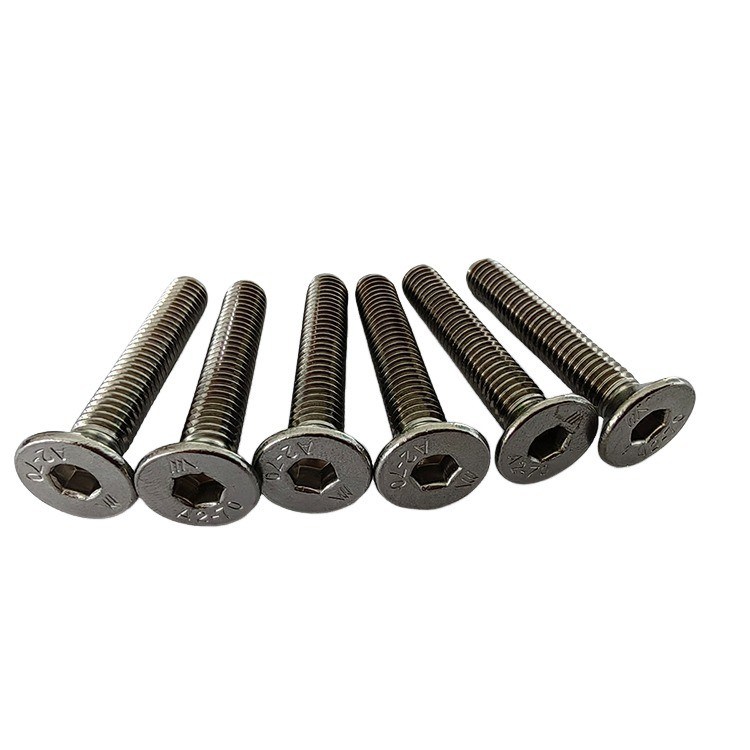 Tipo di filo completo misura INCH Acciaio inossidabile 304 testa anti-affondata viti a testa piatta