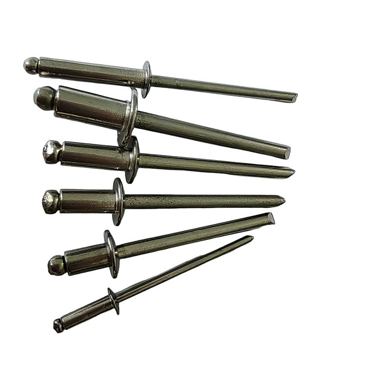 Acciaio inossidabile 4.0 mm Rivette chiuse a chiuso Testa rotonda Facile installazione Finitura luminosa