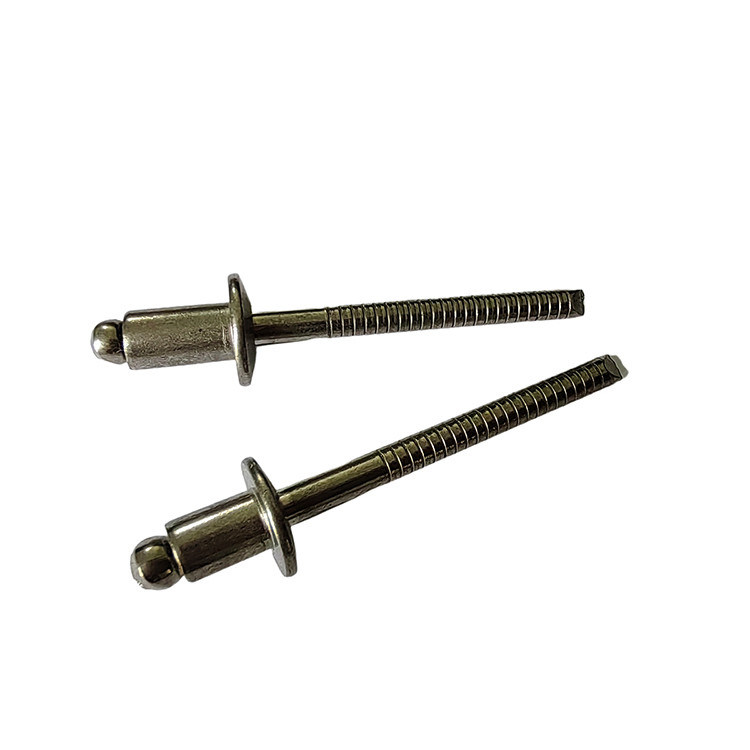 Rivette in acciaio inossidabile standard da 3,0 mm Rivette a chiuso cieco in natura Colore testa rotonda