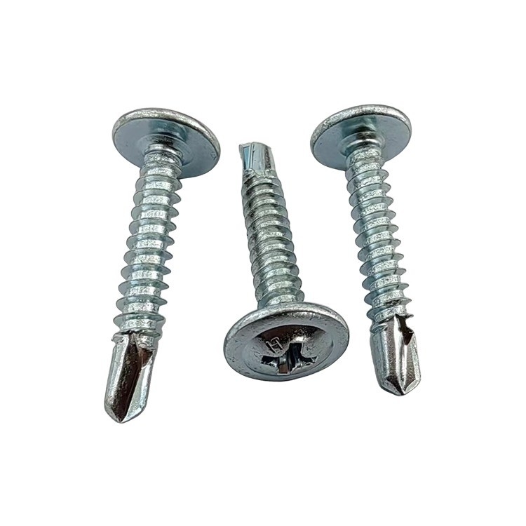 Vitruccio di coda di trivellatore di Hua galvanizzato Vitruccio a tappatura automatica con pad cross grande testa piatta