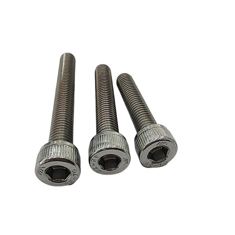 304 Stainless Steel Hexagonal Cylindrical Head Screw allungato con tipo di filo completo