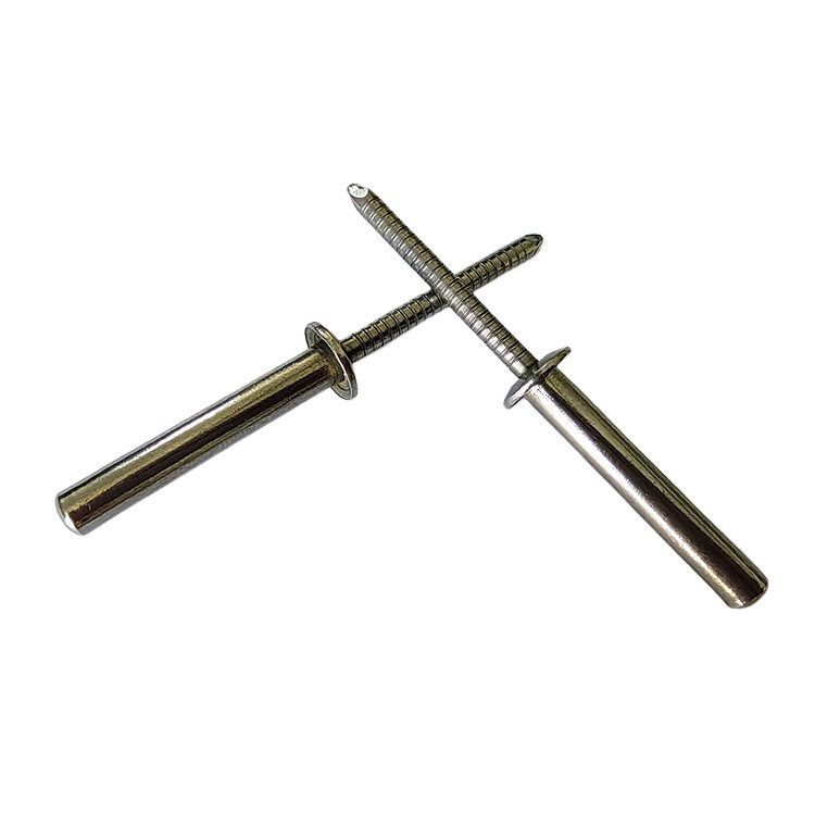 Rivetto a testa tonda in acciaio inossidabile per lavori pesanti e chiusi con standard DIN