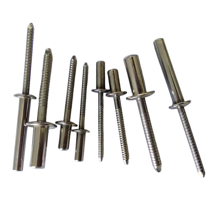 Testa rotonda in acciaio inossidabile impermeabile Rivetta cieca Finale sigillato 3,2 mm/4,0 mm/4,8 mm/6,4 mm Diametro